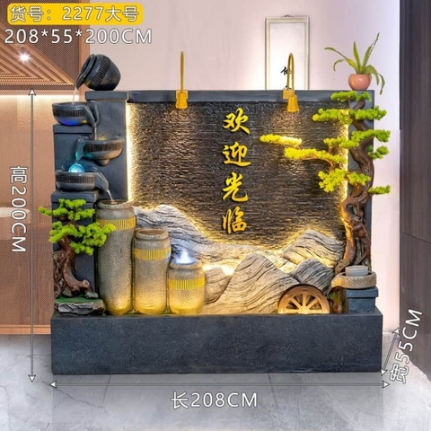 Thác Nước Phong Thủy Chum Nước _KBPTTN052 – Nét Bình Dị Gợi Nhớ Quê Nhà