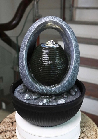 Thác Nước Phong Thủy Mini Để Bàn TNMKB05 – Trang Trí Hiện Đại, Hút Tài Lộc