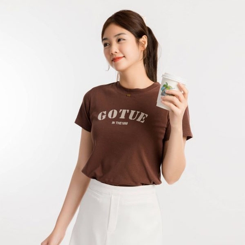 Áo thun nữ Croptop cổ tròn