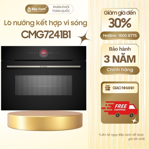 Lò nướng kèm vi sóng Bosch CMG7241B1 Seri 8