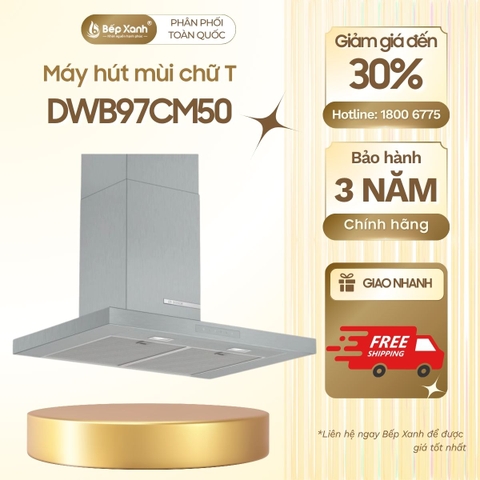 Hút mùi chữ T Bosch DWB97CM50 seri 6, 90cm