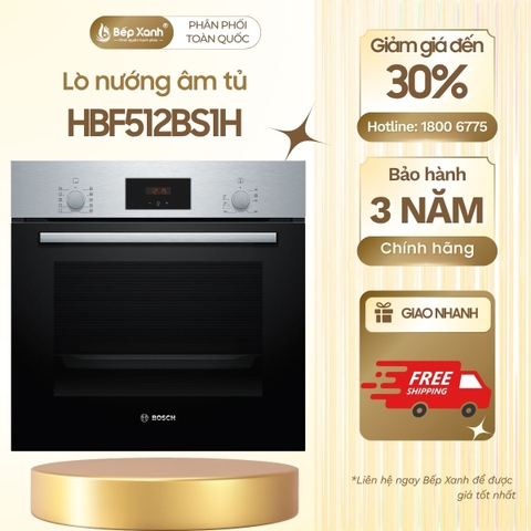 Lò nướng âm tủ Bosch HBF512BS1H seri 2