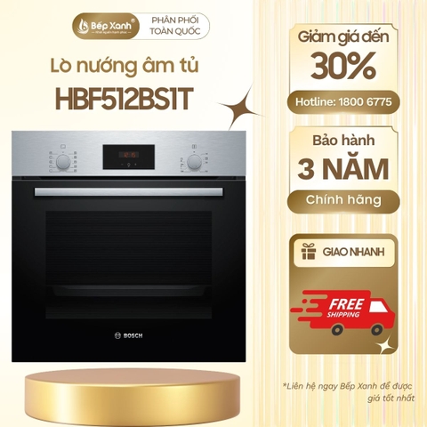 Lò nướng âm tủ Bosch HBF512BS1T seri 2