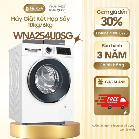 Máy Giặt Kết Hợp Sấy 10kg/6kg WNA254U0SG Series 6