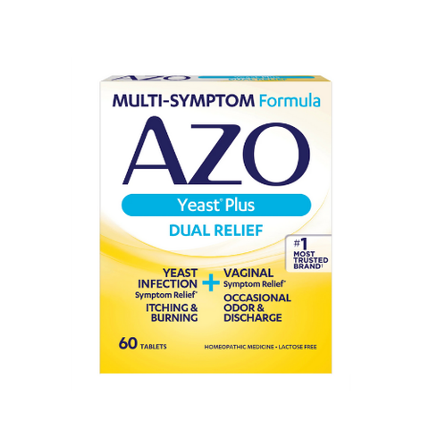Viên uống Azo Yeast Plus Dual Relief hỗ trợ viêm nấm ngứa đường tiết niệu