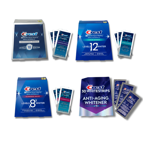 Miếng dán trắng răng Crest Professional Whitestrips cải thiện răng ố xỉ màu Mỹ FULL HỘP