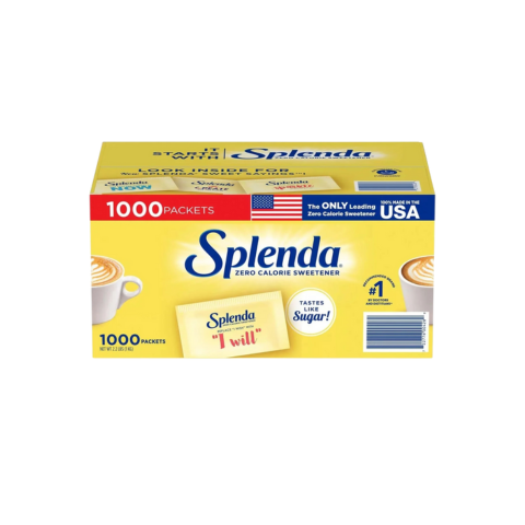 Đường ăn kiêng Splenda Zero Calorie  của Mỹ không Calo dành cho Eat Clean Keto thùng 1000 gói