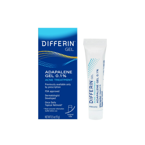 Gel trị mụn Differin Adapalene 0,1% hỗ trợ mụn mờ thâm bản Mỹ tuýp 15g