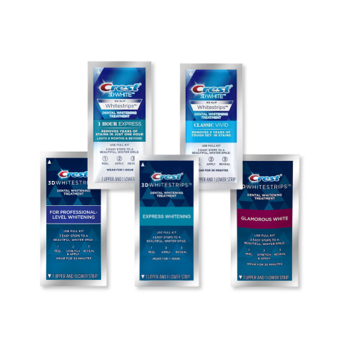 Tách lẻ 1 gói-Miếng dán trắng răng Crest Professional Whitestrips cải thiện răng ố xỉ màu