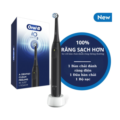 Bàn chải đánh răng điện sạc lại Oral-B iO Series 2, màu đen