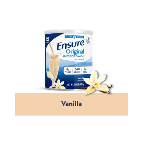 Sữa bột Ensure Original Nutrition Powder hương vani hộp 400g của Mỹ