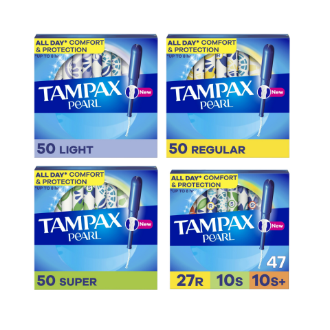 Băng vệ sinh tampon Tampax Pearl dạng ống full hộp Mỹ