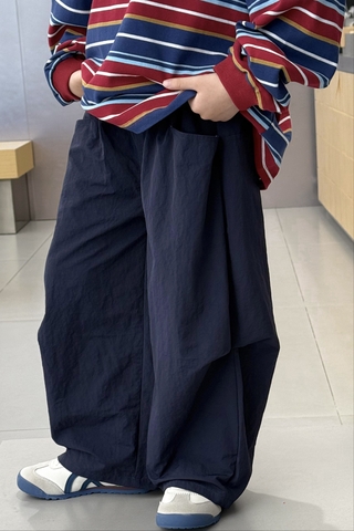 Quần Dài Dù Xanh Đen PL