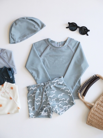 SET BƠI XÁM QUẦN HỌA TIẾT TRẮNG