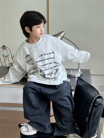 Áo Dài Xám Rách Chữ SN