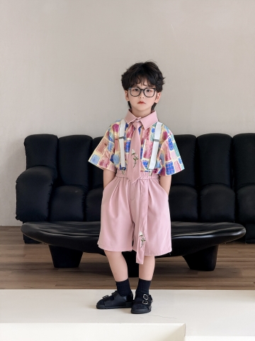 SN Áo Hoa Quần Hồng Kèm Đai YH