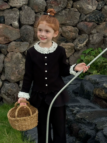 Set Dài Áo Quần Loe Đen Ota