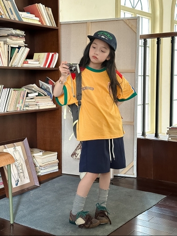 SET AN Vàng Quần Xanh TC