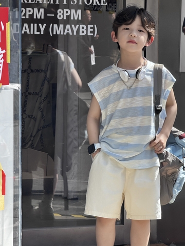 Quần Ngắn Thun Kem PL