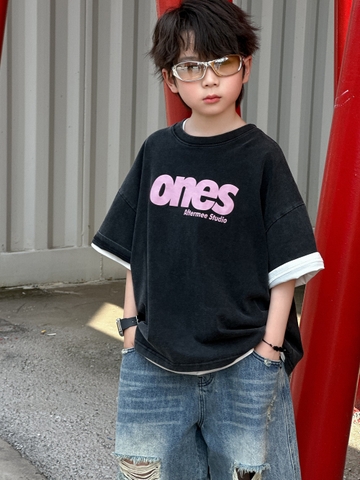 Áo Ngắn Ones Đen AM