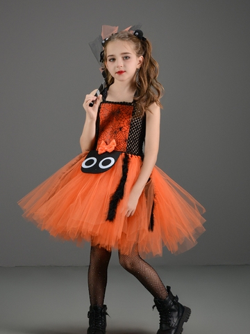 VN Nhện Cam Kèm Chổi+Kẹp