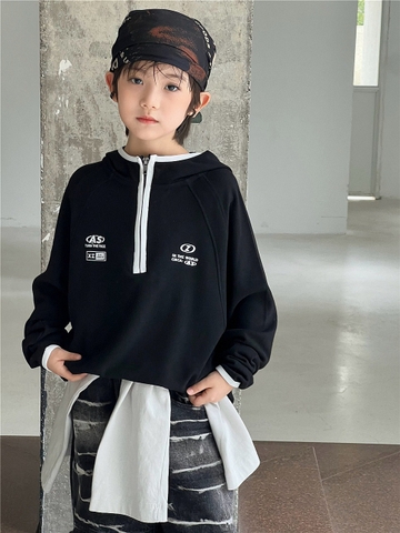 Áo Dài Đen Viền Trắng Nón SN