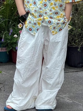 Quần Dài Trắng Nhăn PL