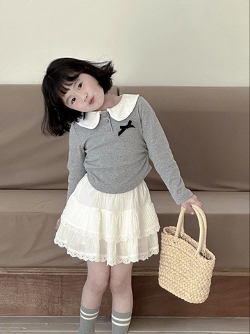 Chân Váy Ngắn Tầng Trắng YK