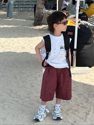 Quần Ngắn Kaki Đỏ FS