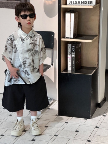 QUẦN NGẮN VẢI ĐEN FS
