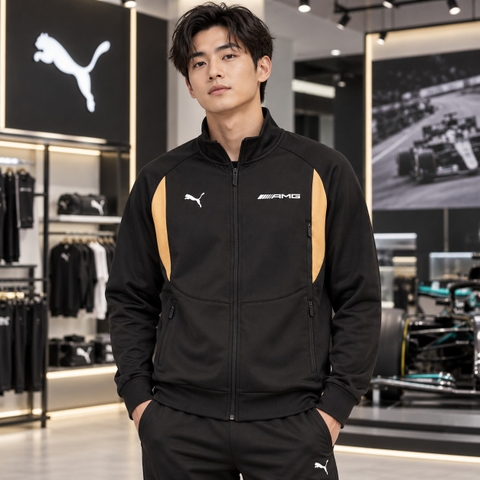 Áo Khoác Puma Chính Hãng - Mercedes-AMG Motorsport- Màu Đen | JapanSport 627421-05