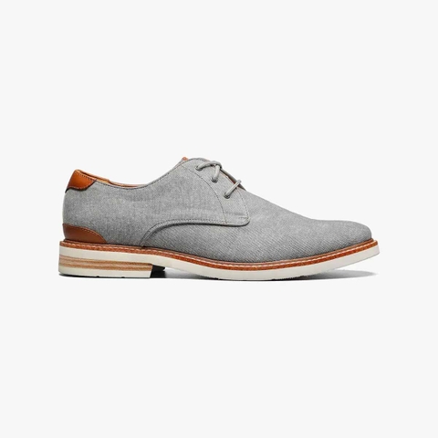 Giày Florsheim Nam Chính Hãng - Canvas Plain Toe Oxford - Màu Xám | JapanSport 14273-020