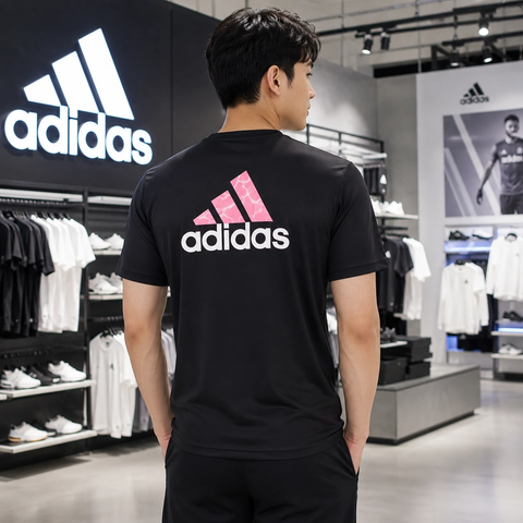 Áo Phông Adidas Nam Chính Hãng - Inter Miami CF Local Pop Short Sleeve Pre-Game T-Shirt - Màu đen | JapanSport IP0904