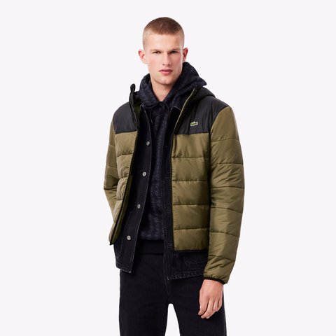 Áo Khoác Lacoste Chính hãng - Water-Repellent Quilted Puffed Jacket - Màu Đen | JapanSport BH6763-51-81I