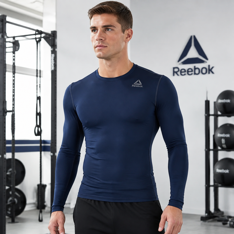 Áo phông dài tay Reebok Chính Hãng - One Series LT COMP - Blue | JapanSport DV3366