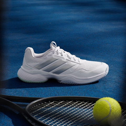 Giày Tennis Nữ Adidas Chính Hãng - GameCourt 3 All Court - Màu Trắng | JapanSport KI2864