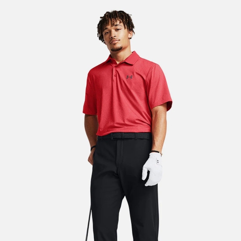 Áo Polo Golf Under Armour Nam Chính hãng - Playoff Coral Jaq  - Màu Đỏ | JapanSport 1383151-814