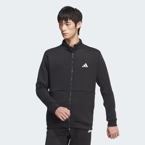Áo Khoác Adidas Nam Chính Hãng -Cardboard Knit Full-Zip Jacket  - Màu Đen | JapanSport   IX8362