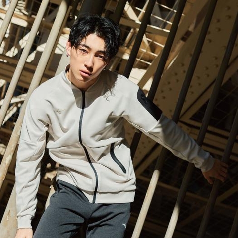 Áo Khoác Mizuno Chính Hãng - Soft Stretch Jacket - Màu Kem | JapanSport 32MCB00546