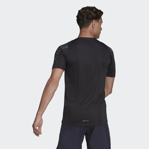 Áo Phông Adidas Nam Chính Hãng -RUN ICON TEE - Đen  | JapanSport HE2474
