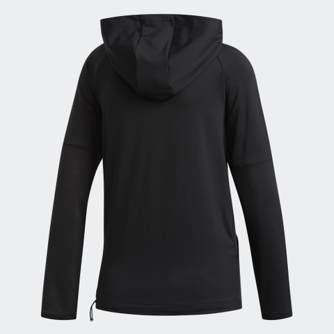 Áo Khoác Adidas Nữ Chính Hãng - TRAINING FULL-ZIP HOODIE - Đen | JapanSport EB5593