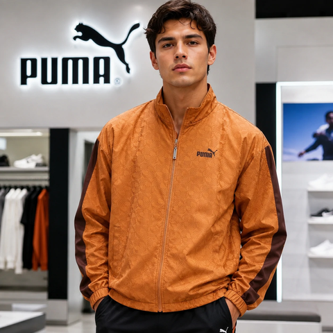 Áo Khoác Puma Chính Hãng - CORE HERITAGE Woven Lined Track Jacket - Màu Cam | JapanSport 683581-64