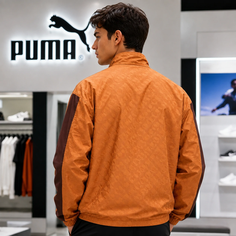 Áo Khoác Puma Chính Hãng - CORE HERITAGE Woven Lined Track Jacket - Màu Cam | JapanSport 683581-64