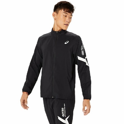 Áo Khoác Asics Chính Hãng - AIM Cool Stretch - Màu đen | JapanSport 2031E542-002