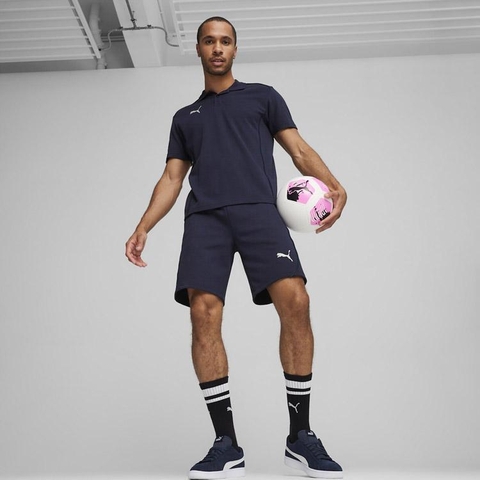 Bộ thể thao Puma Chính Hãng - Quần short + áo polo teamFINAL - Màu Navy | JapanSport 659333-659339-06