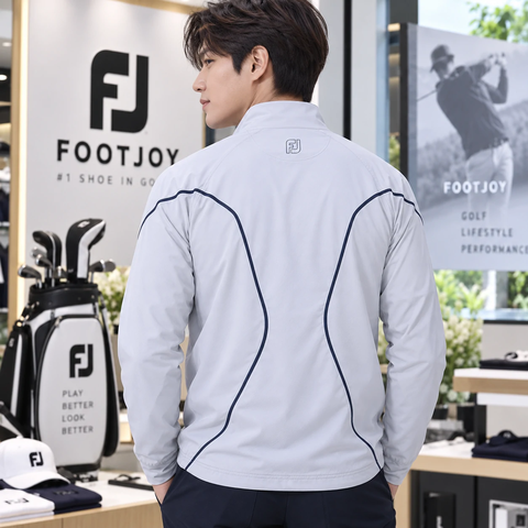 Áo Khoác FOOTJOY Chính Hãng - Lightweight Stretch - Màu Xám | JapanSport 81820-FJ-S24-M13