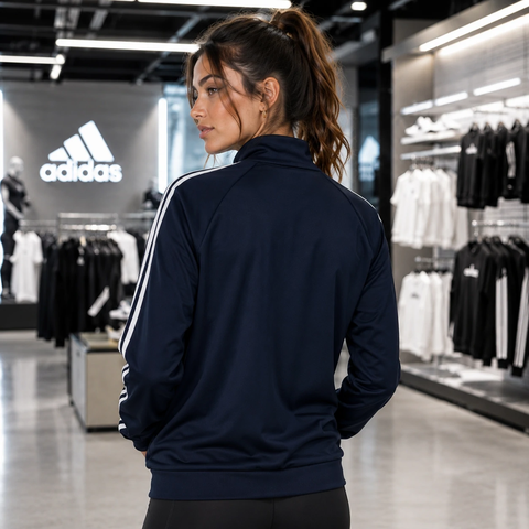 Áo Khoác Adidas Nữ Chính Hãng - SERENO 19 TRACK TOP - Màu Xanh Navy | JapanSport FL0171