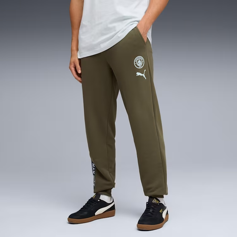 Quần dài Puma Nam Chính Hãng - Manchester City ftblCulture - Màu Olive | JapanSport 785883-07