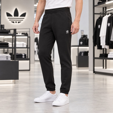 Quần Adidas Chính Hãng - Trefoil Essentials Pants - Đen | JapanSport   IY7361