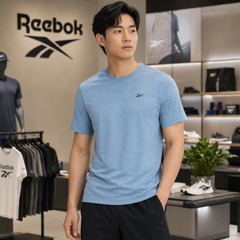Áo Phông Reebok Chính Hãng - Athlete Tee 2.0 RBK-FRESH - Màu Xanh | JapanSport 100203987